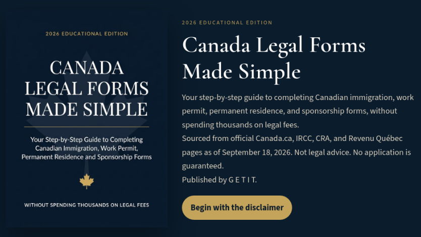 Canada Immigration Forms Guide