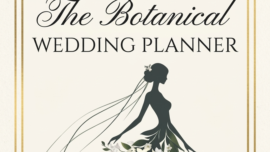 🌿 Elegant Botanical Digital & Printable Wedding Planner Binder 🌿
