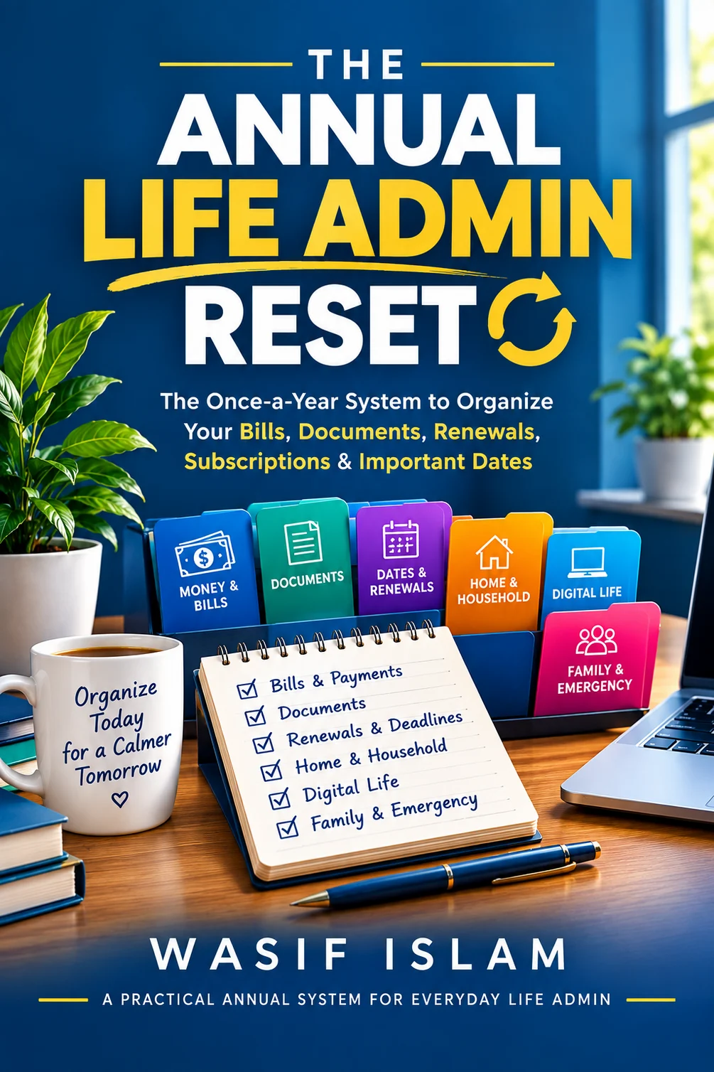 The Annual Life Admin Reset: The Once-a-Year System to Organize Your Bills, Docu