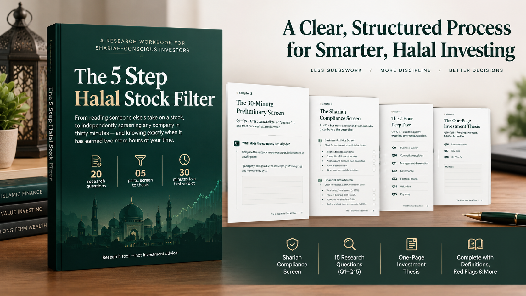 Screen Any Stock for Halal Compliance and Business Quality in 30 Minutes
