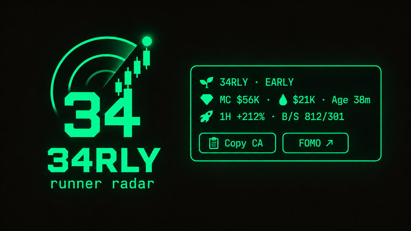 34RLY Runner Radar 