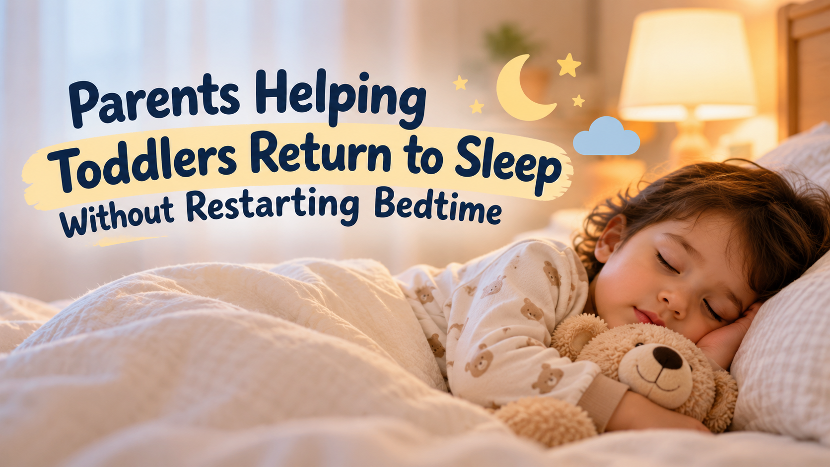 Parents Helping Toddlers Return to Sleep Without Restarting Bedtime