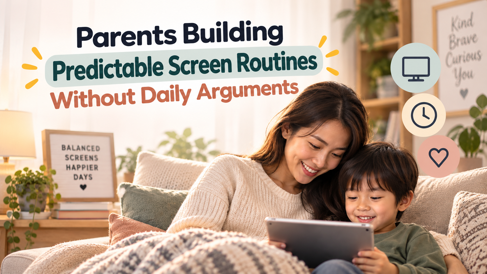 Parents Building Predictable Screen Routines Without Daily Arguments