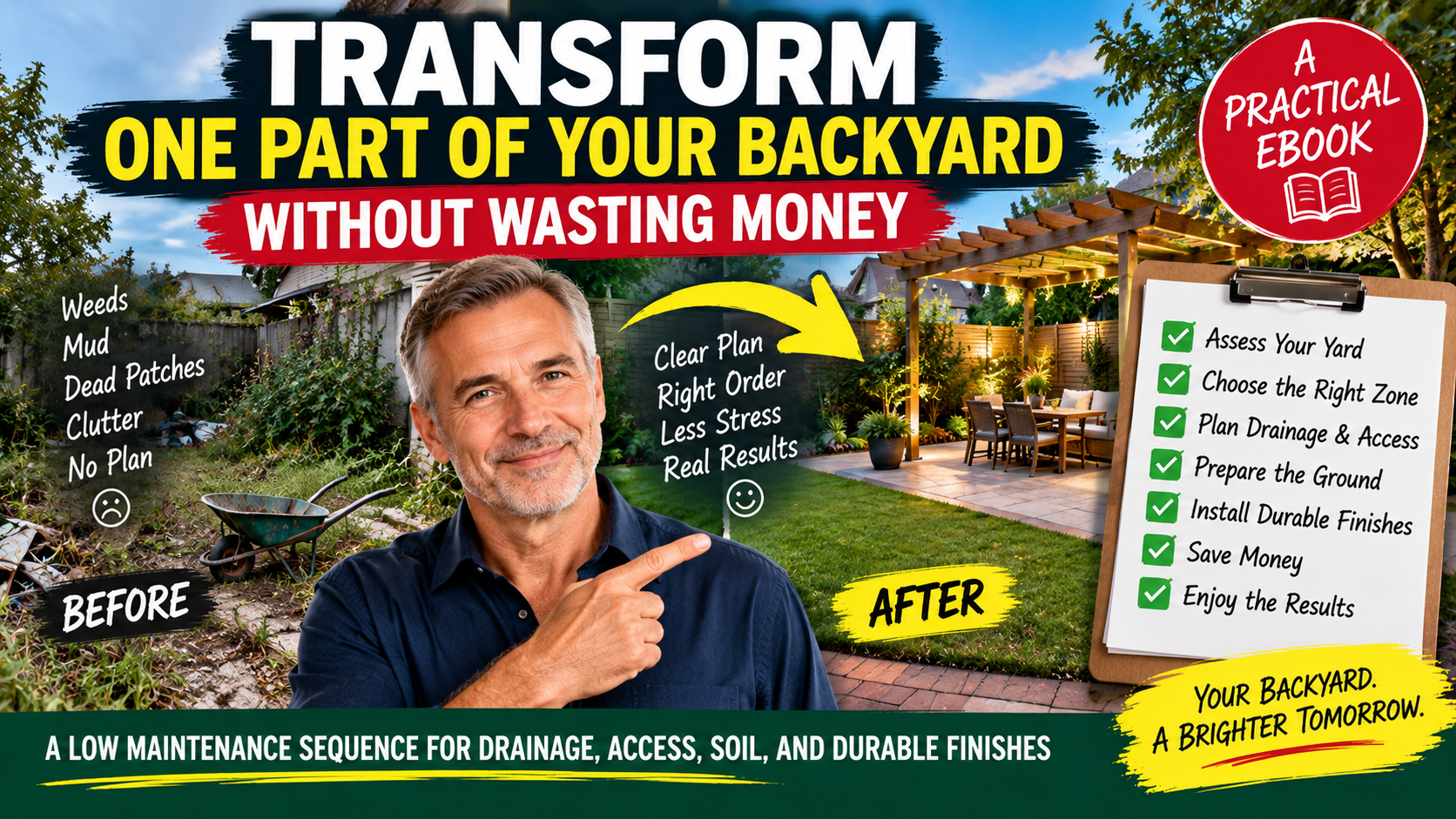 Restore One Backyard Zone Without Rework