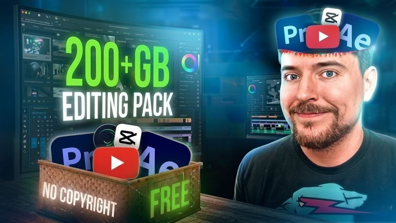200+GB EDITING PACK