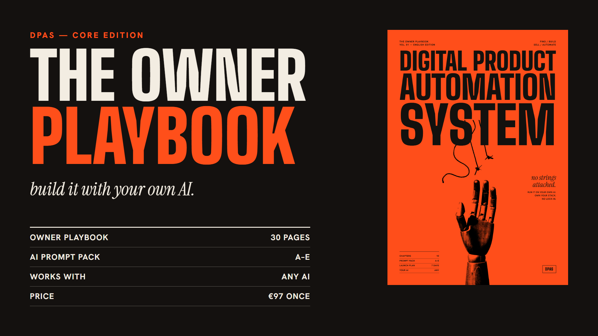 DPAS Core — The Owner Playbook