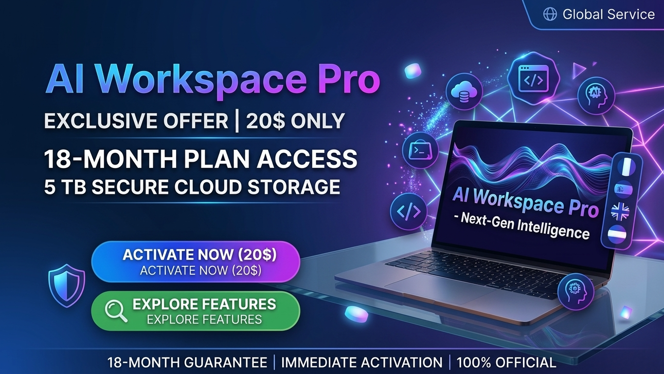 AI Workspace Pro + 5TB Cloud Drive (18 Months)
