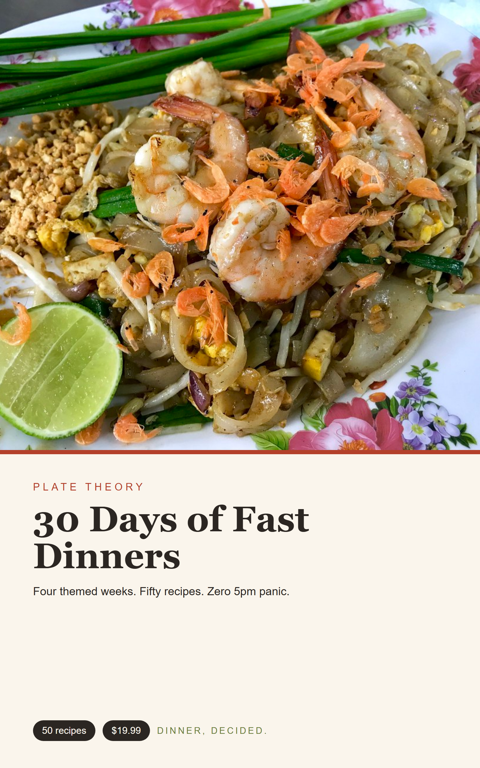 30 Days of Fast Dinners