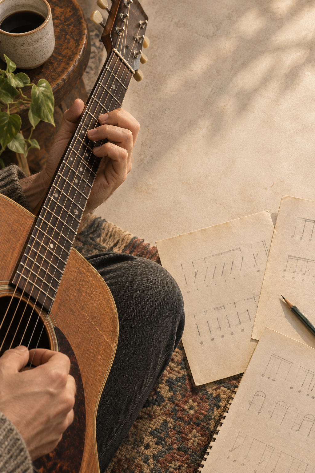 Four Focused Guitar Sessions a Week—Without Waiting for Motivation
