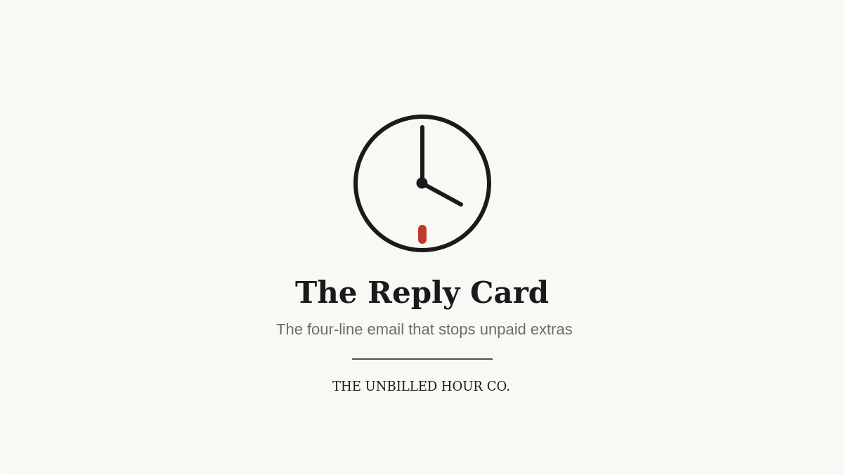 Reply Card