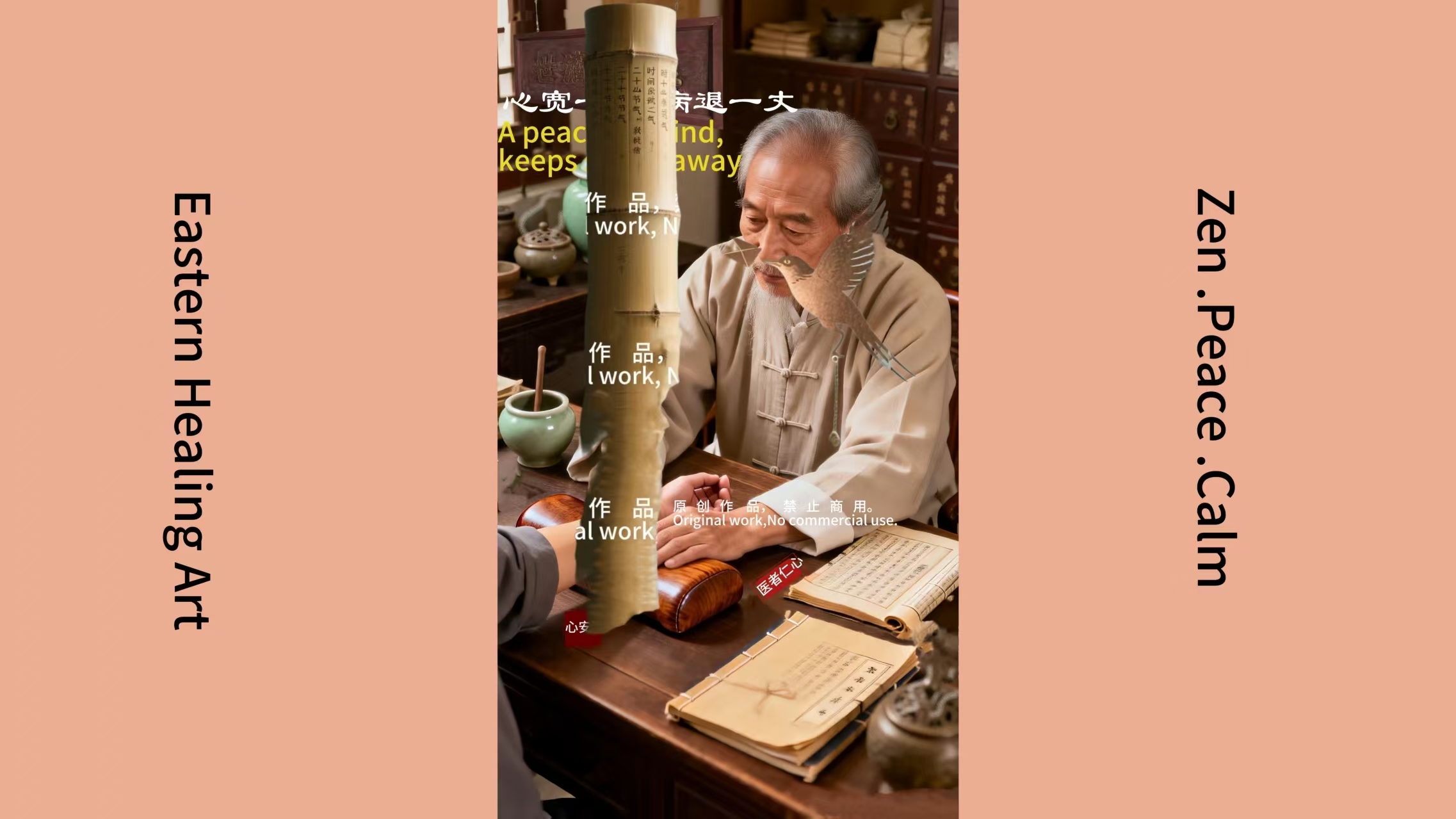 Unwatermarked  Eastern Wisdom(No Watermark Download)