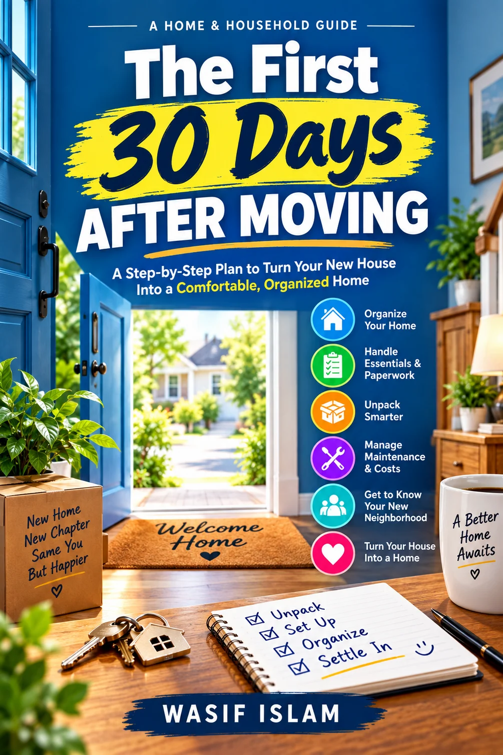 The First 30 Days After Moving:A Step-by-Step Plan to Turn Your New House Into a