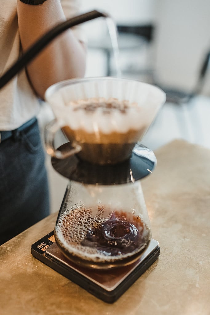 Stoneware pour-over set