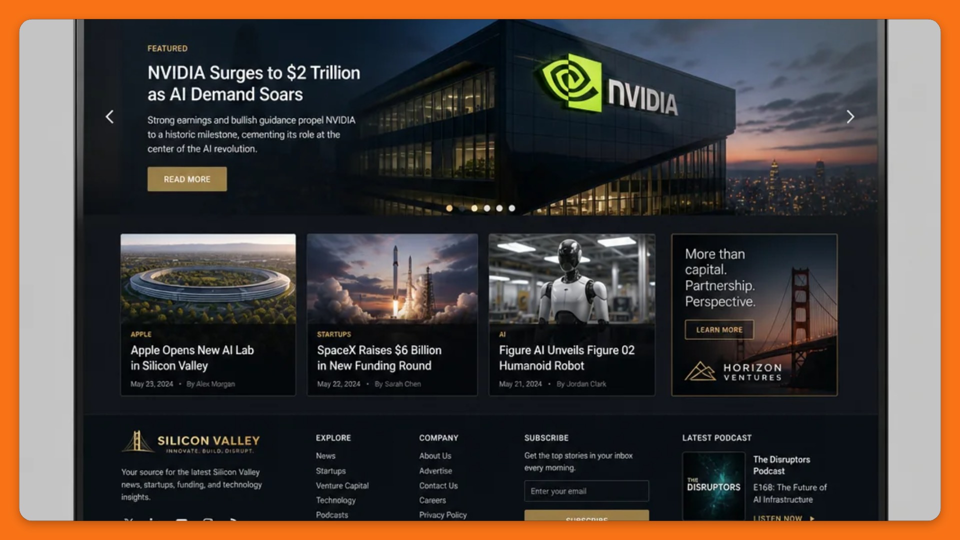 Tech Conference Website Template