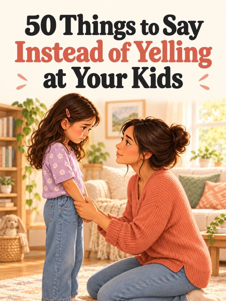 50 Things to Say Instead of Yelling at Your Kids