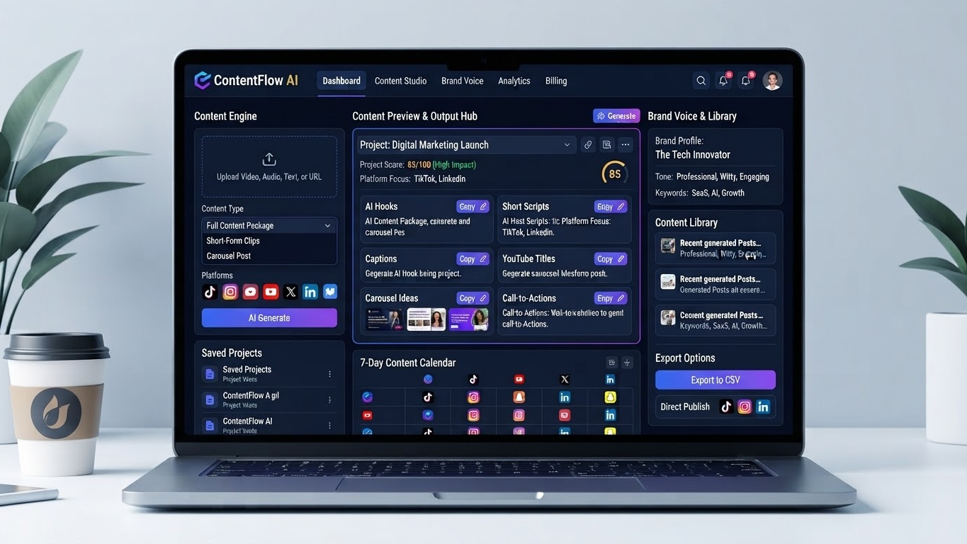 ContentFlow AI — 30-Day AI Content System