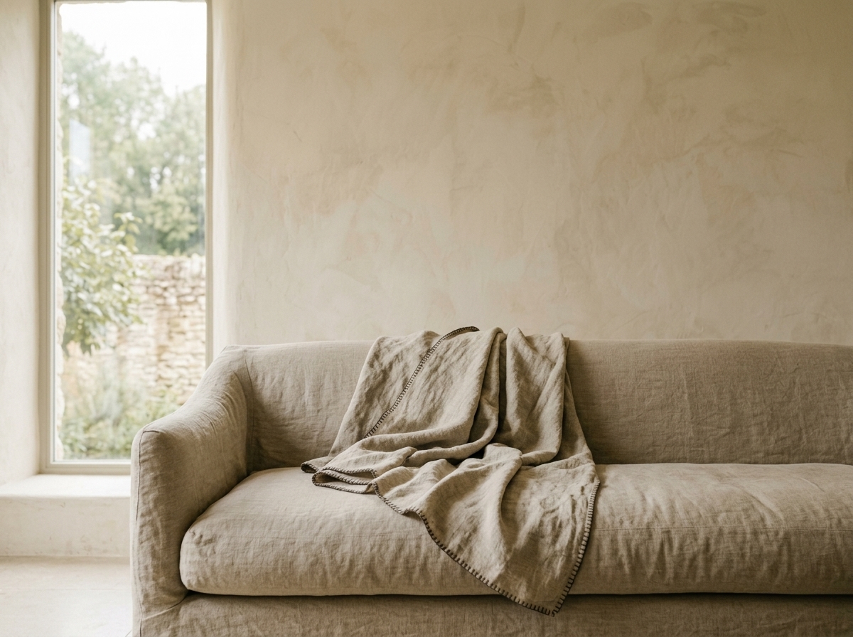 Heavyweight Linen Throw