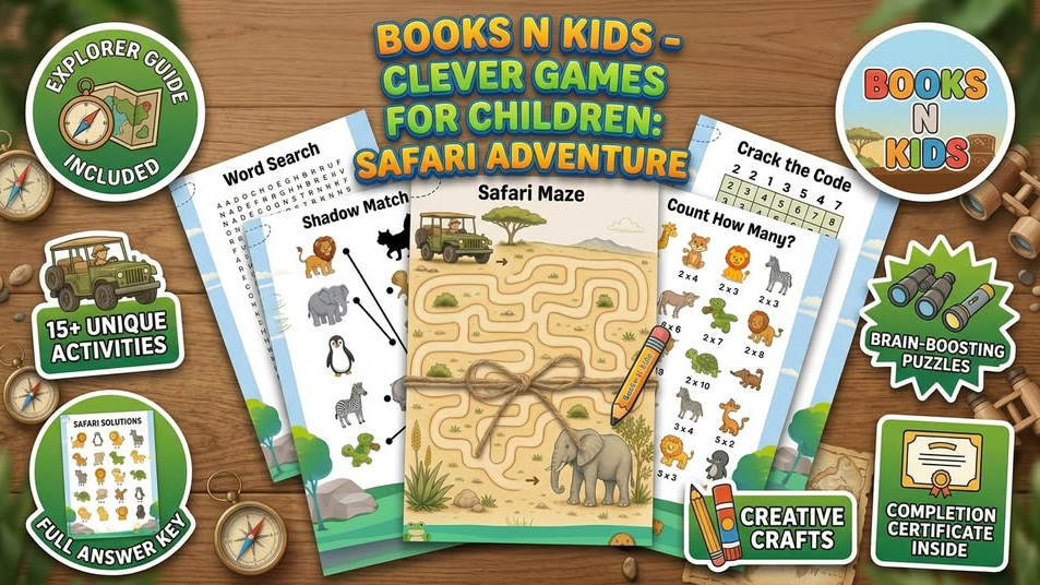 Safari Adventure Activity No Screen-Time Only Fun Time