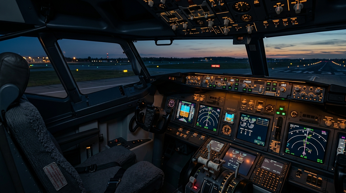 B737 NG cockpit