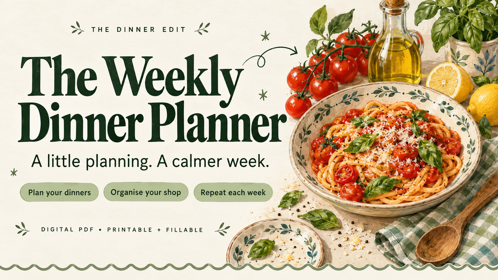 The Weekly Dinner Planner — Meal Planning Made Simple