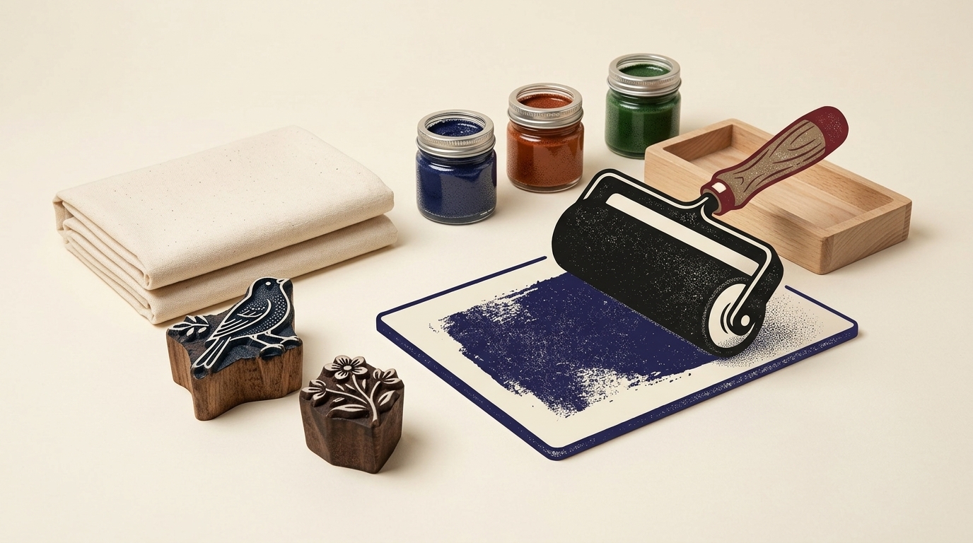 Textile Block Print Kit