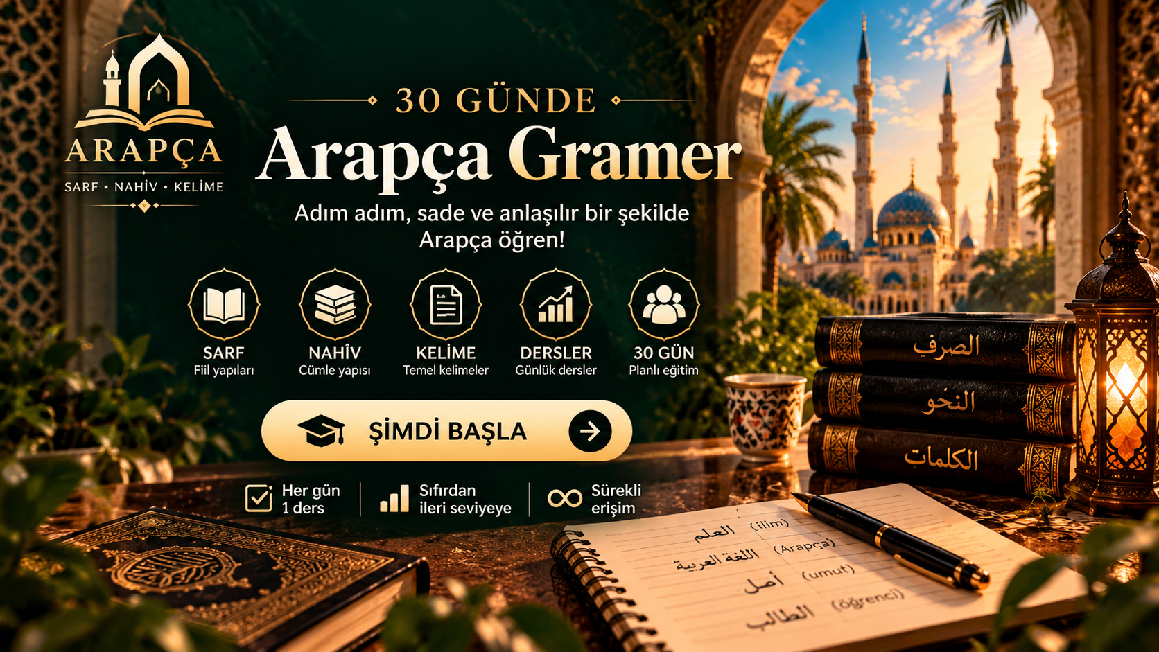 🇸🇦 30 Günde Arapça Gramer