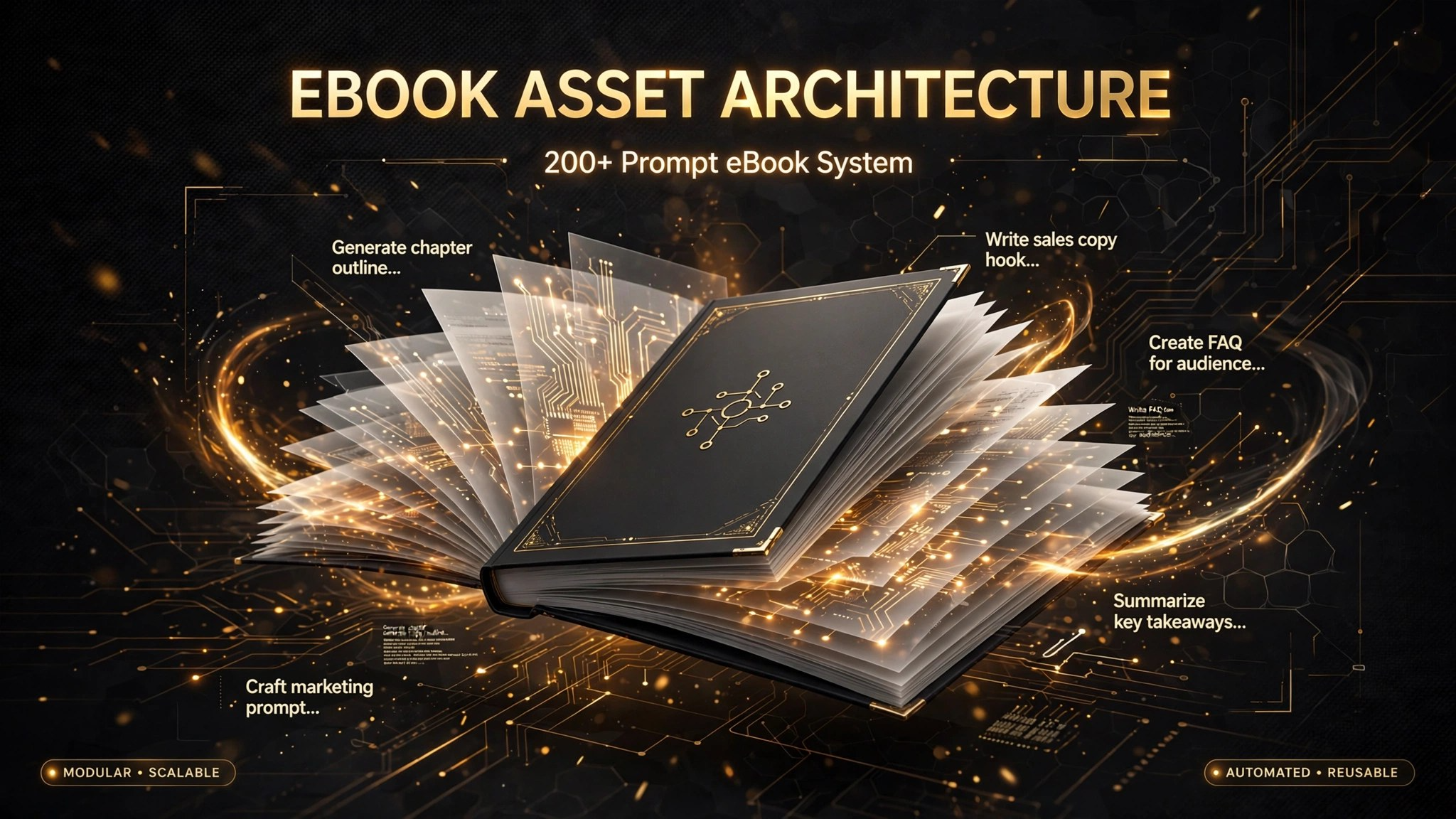 Ebook Asset Architecture: The 200+ Prompt eBook System for Etsy