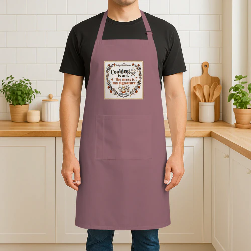 APRON "Cooking is art"