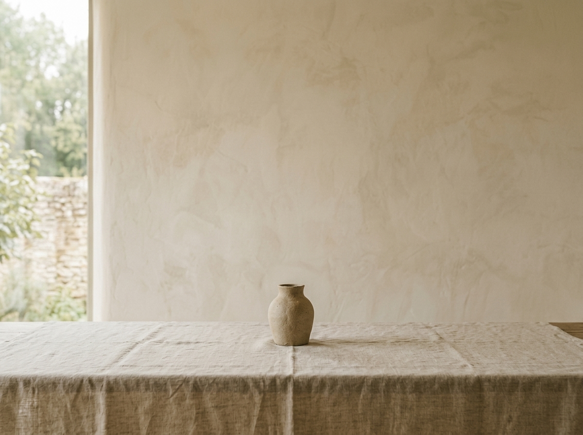 Unglazed Stoneware Vase