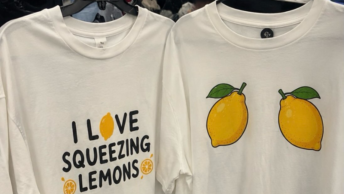 I Love Squeezing lemon, Lemons shirt pack of 2