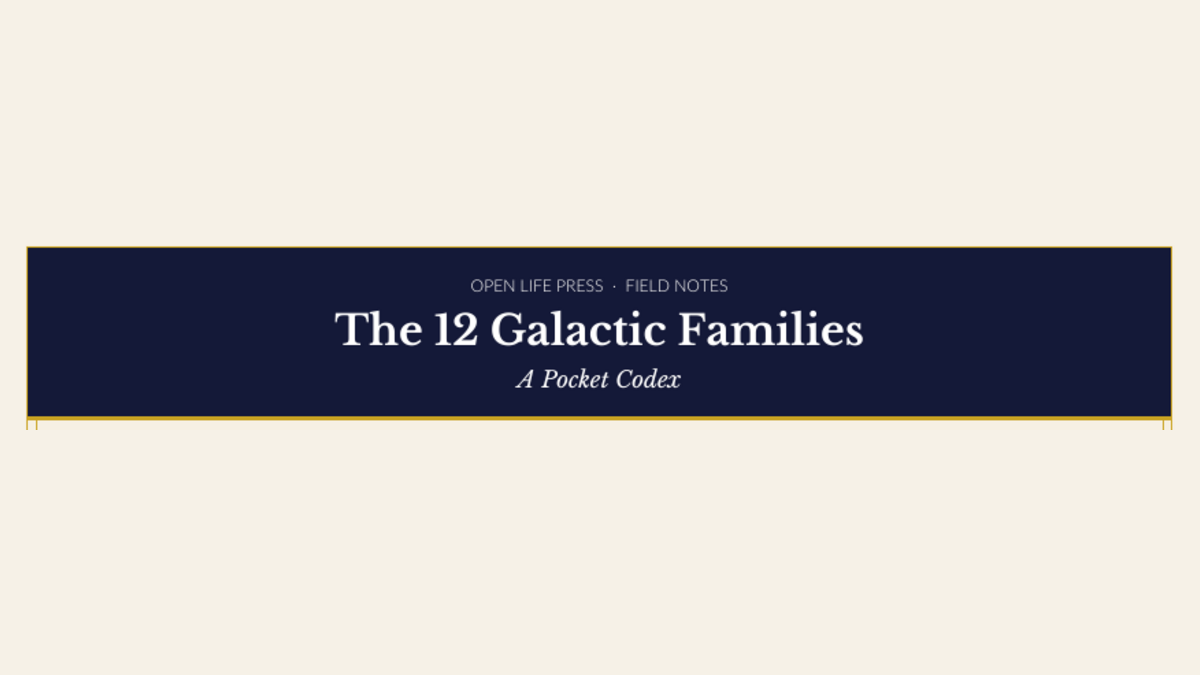 Starseed Origin Guide PDF | 12 Galactic Families Pocket Codex
