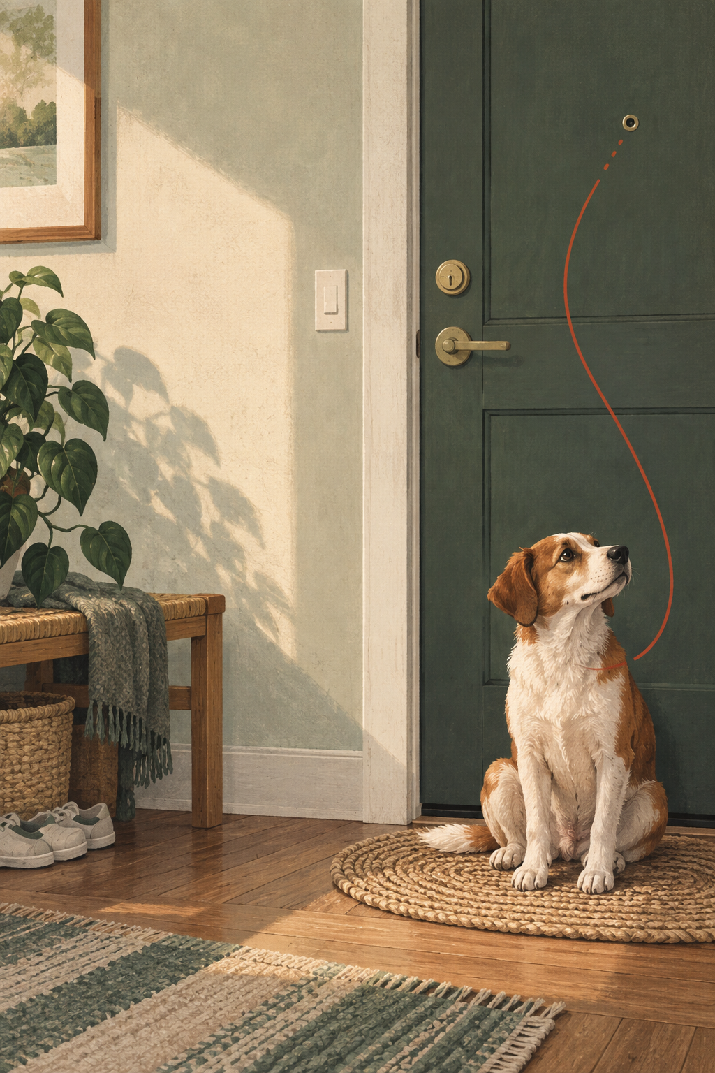 Quiet Departures Tracker for Apartment Dogs