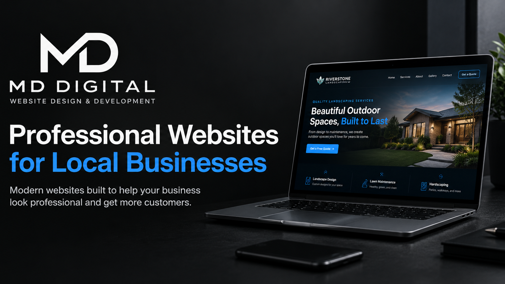 MD Digital — Professional Websites for Local Businesses