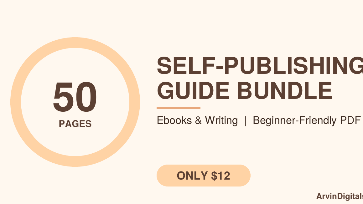 Self-Publishing Guide Bundle (Ebooks & Writing)