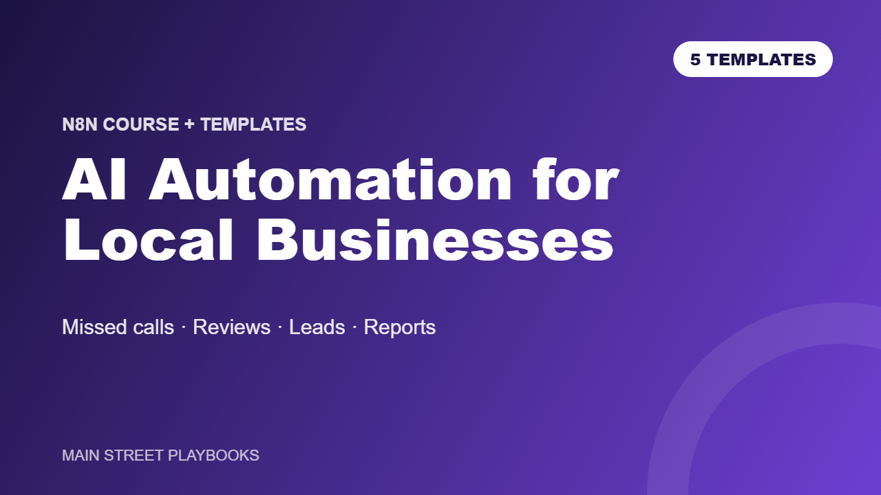 AI Automation for Local Businesses