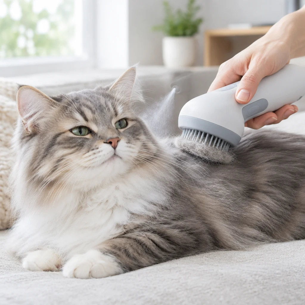 Electric Cat Steam Brush - 3-i