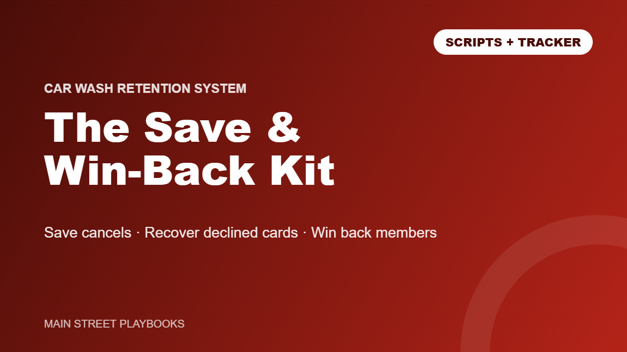 The Save & Win-Back Kit