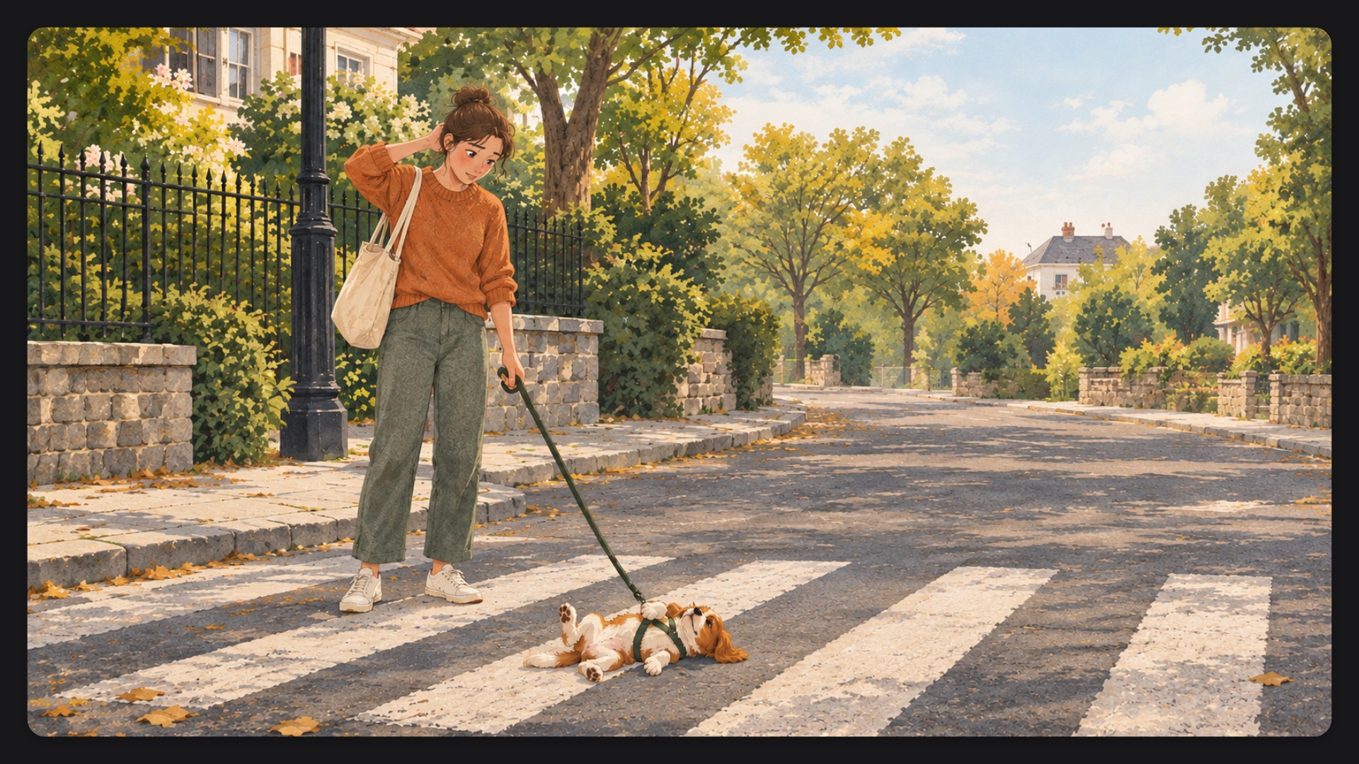 Walk One Neighborhood Block With Your Puppy on a Loose Leash