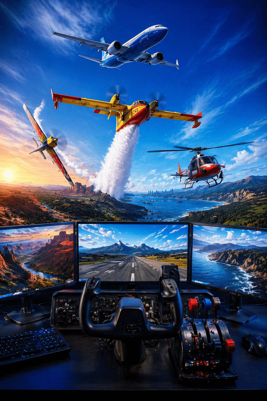 Thrustmaster HOTAS Warthog + Microsoft Flight Simulator 2024