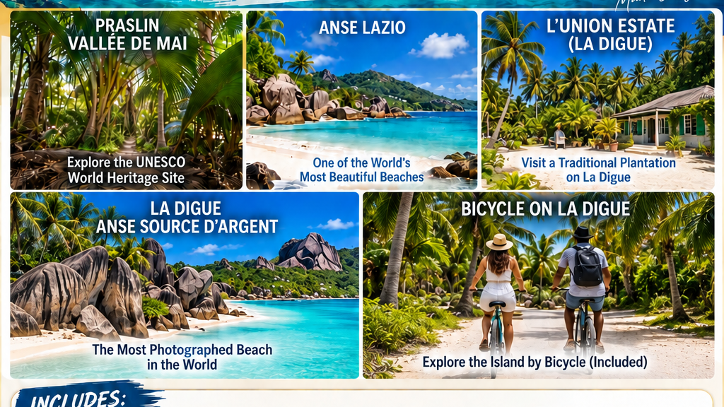 Curieuse, Praslin & St Pierre