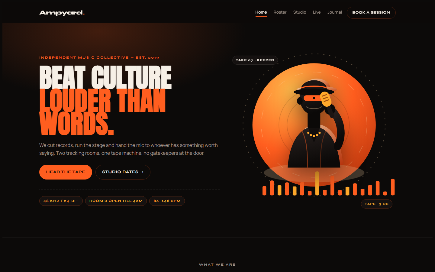 Ampyard — Music Collective & Studio HTML Template