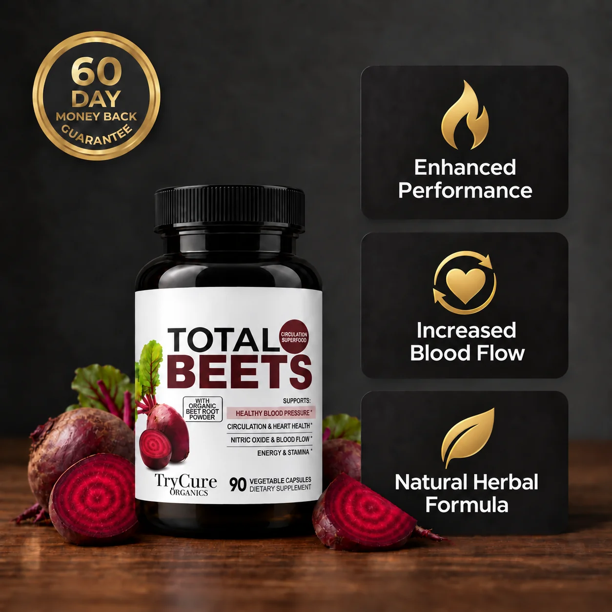 TryCure® Beet Root - Nitric Oxide Booster