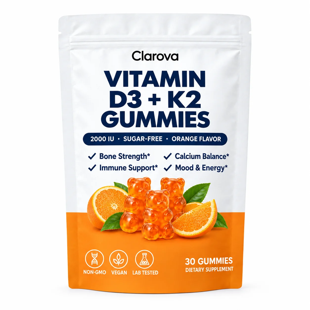 Vitamin D3 + K2 Gummies