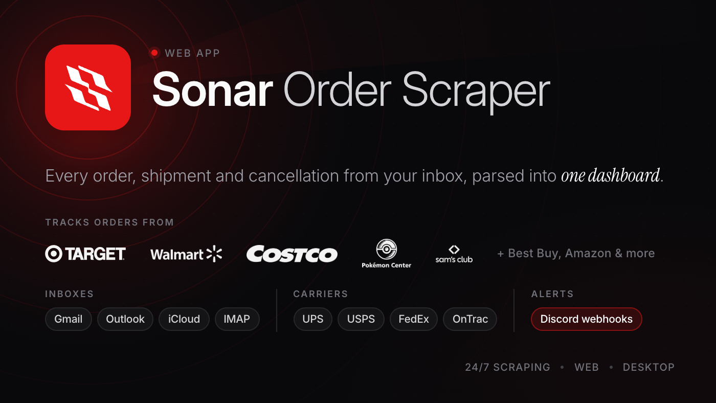 Order Scraper