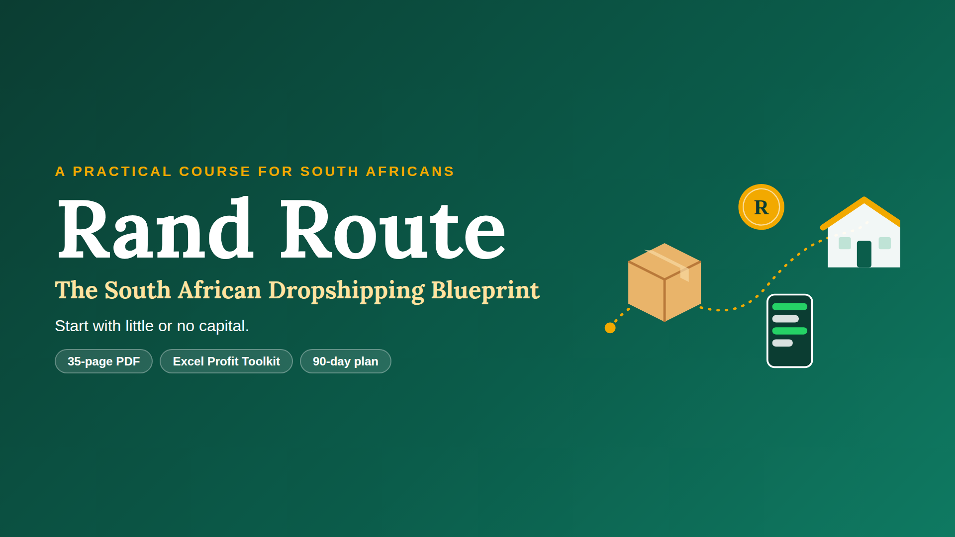 Rand Route: The South African Dropshipping Blueprint (PDF + Profit Toolkit)