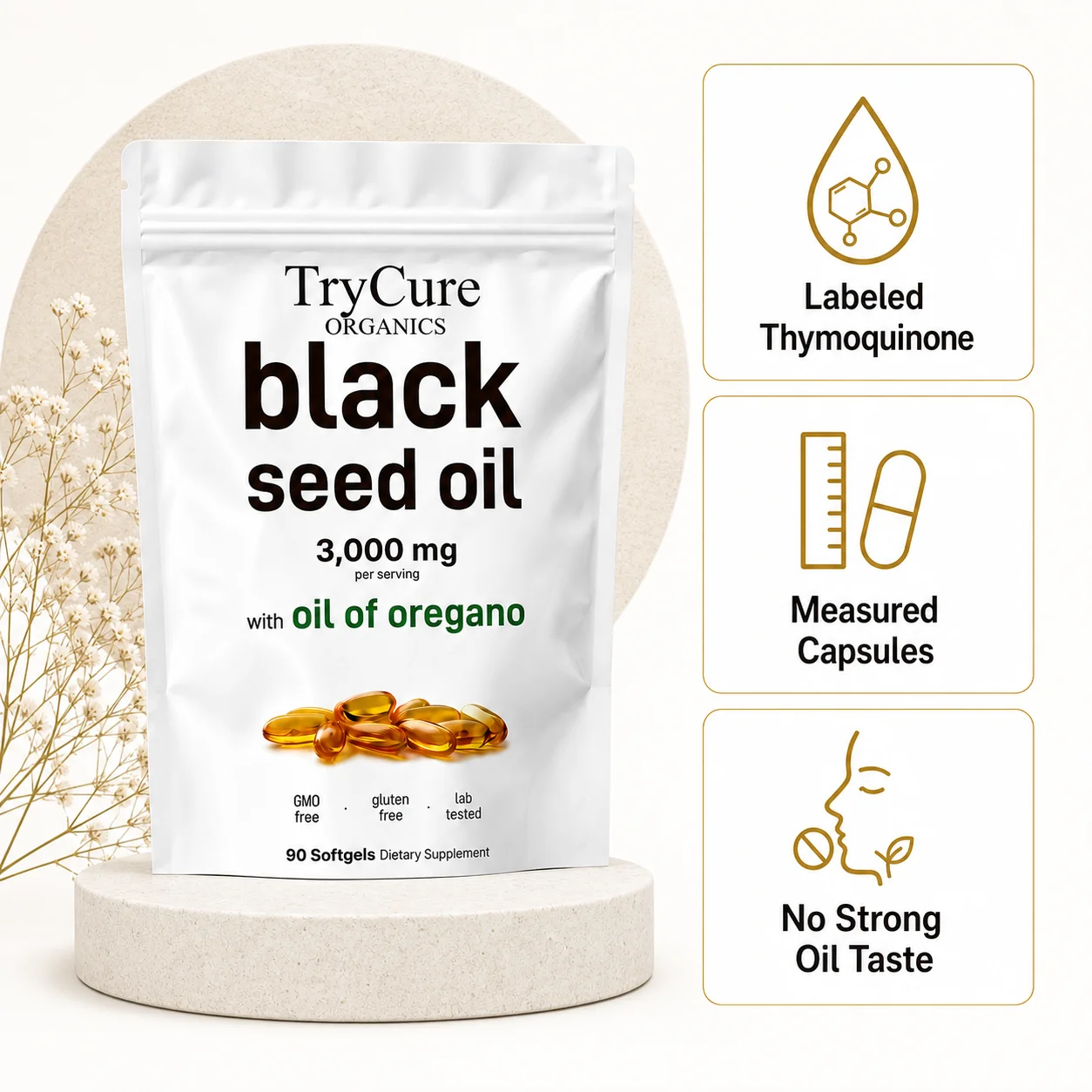 TryCure® Standardized Black Seed Oil