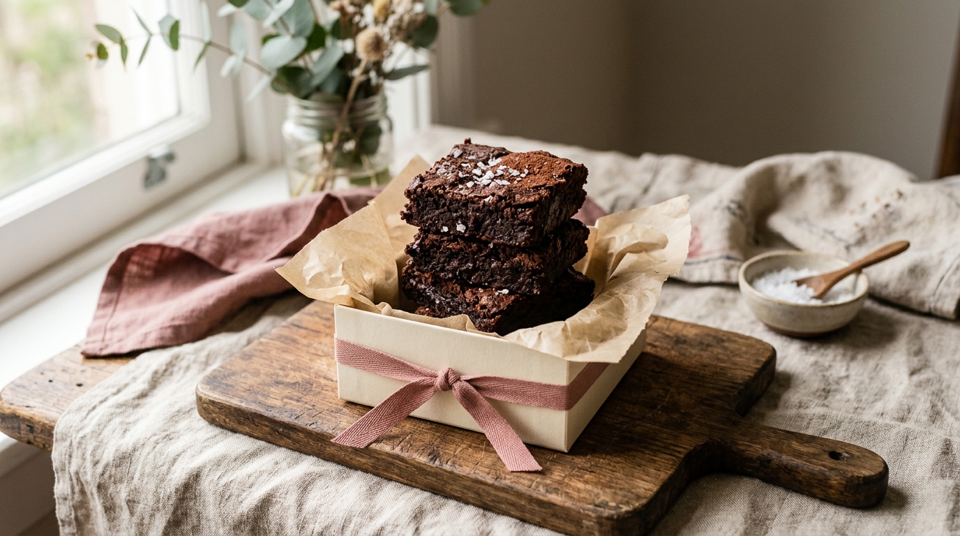 Handmade Brownie Box