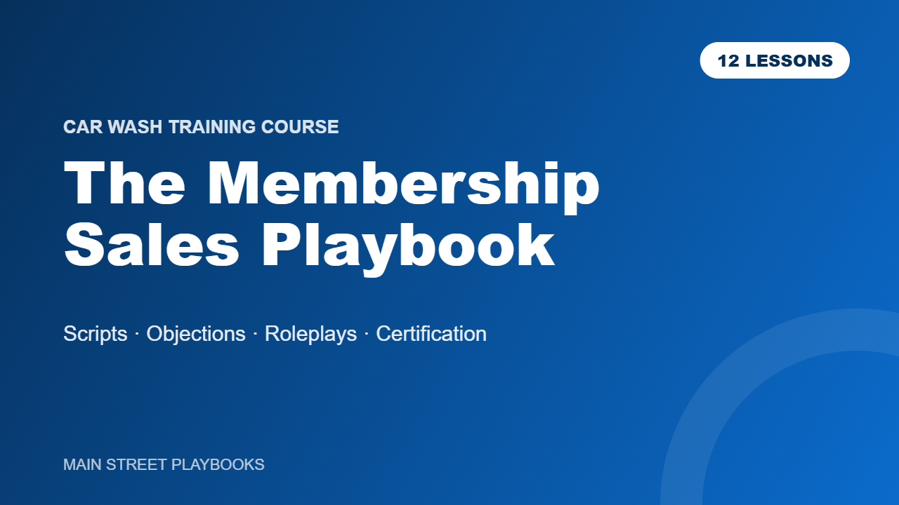 The Membership Sales Playbook