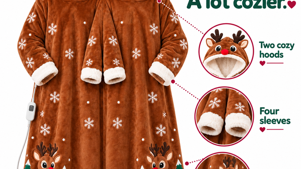 Snuggie Cuddles — Rudolph