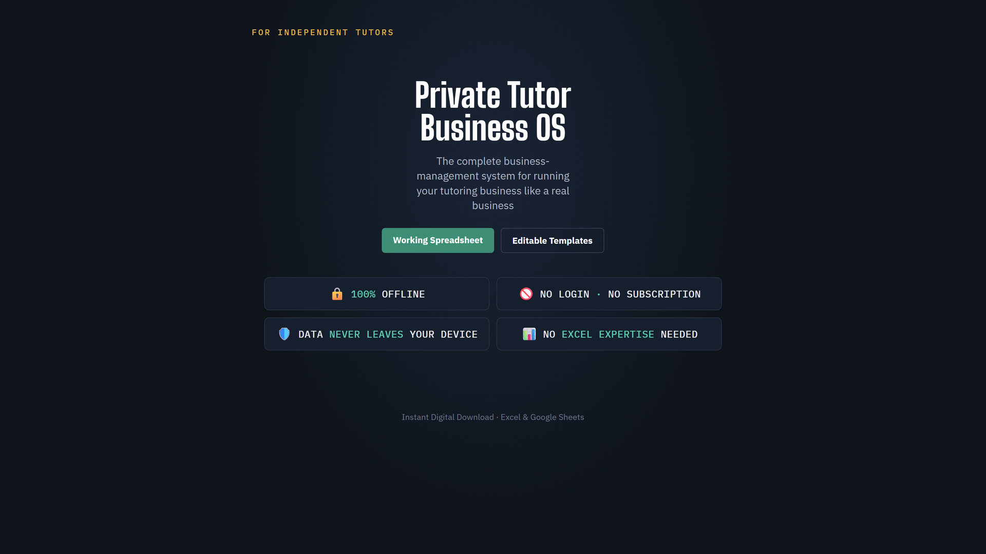Private Tutor Business OS